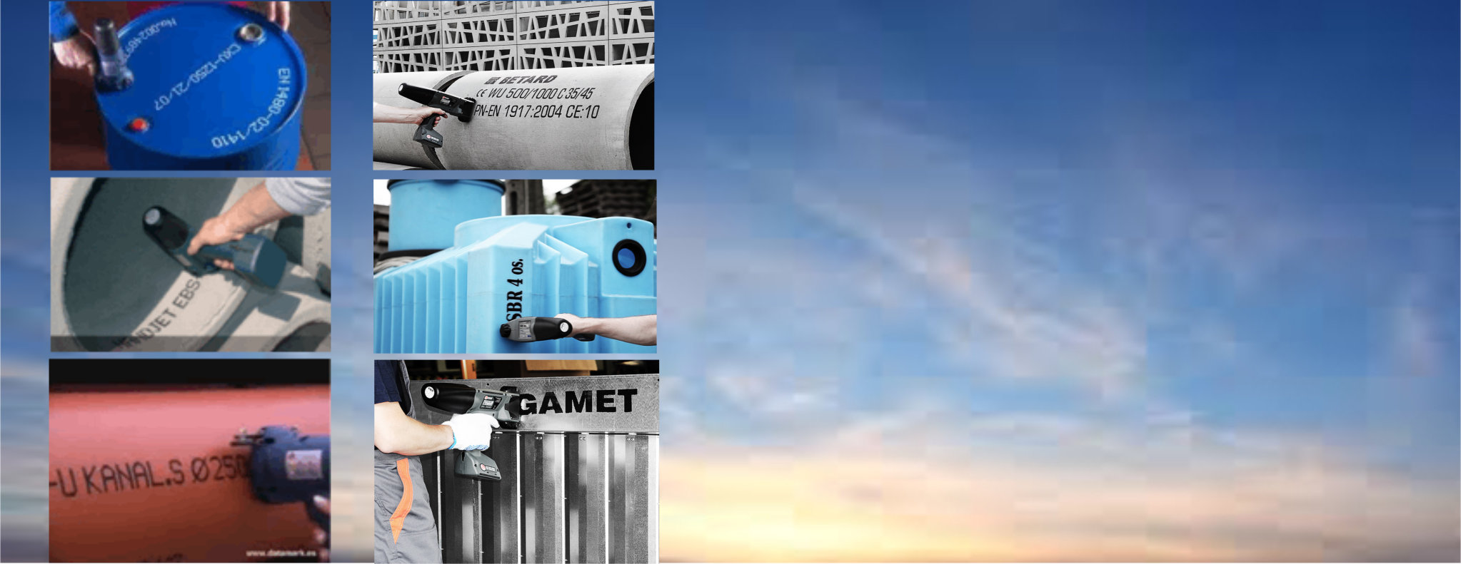 LARGE CHARACTER PRINTING ON RAW MATERIALS