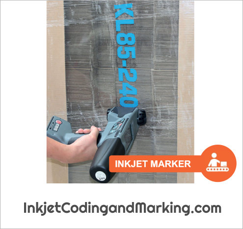 Cardboard Inkjet Marker Plastic Wrap Packaging