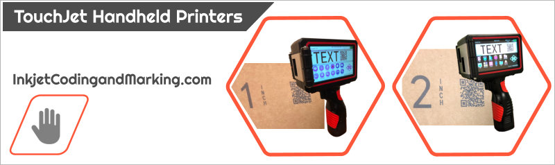 TouchJet Handheld Printers