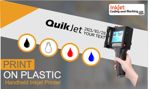 Print on Plastic with Handheld Inkjet Printer
