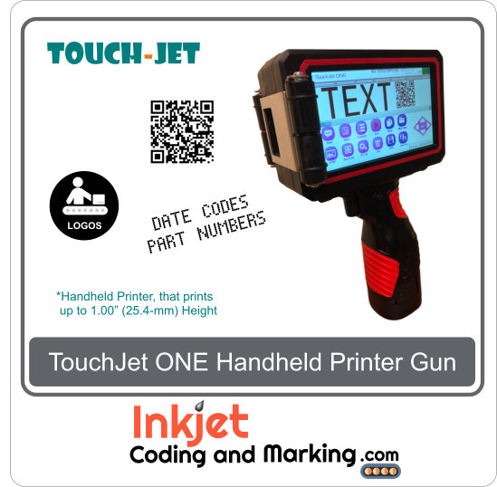 Handheld Printer Gun TouchJet One Inch